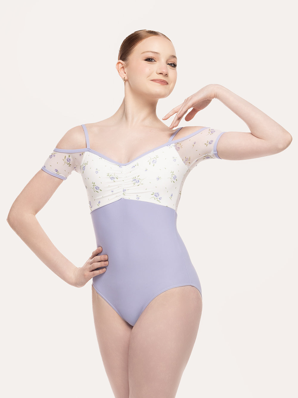 エレベ ダンスウェア ローラ レース レオタード Eleve Dancewear Lola Leotard Baby's Breath RTW