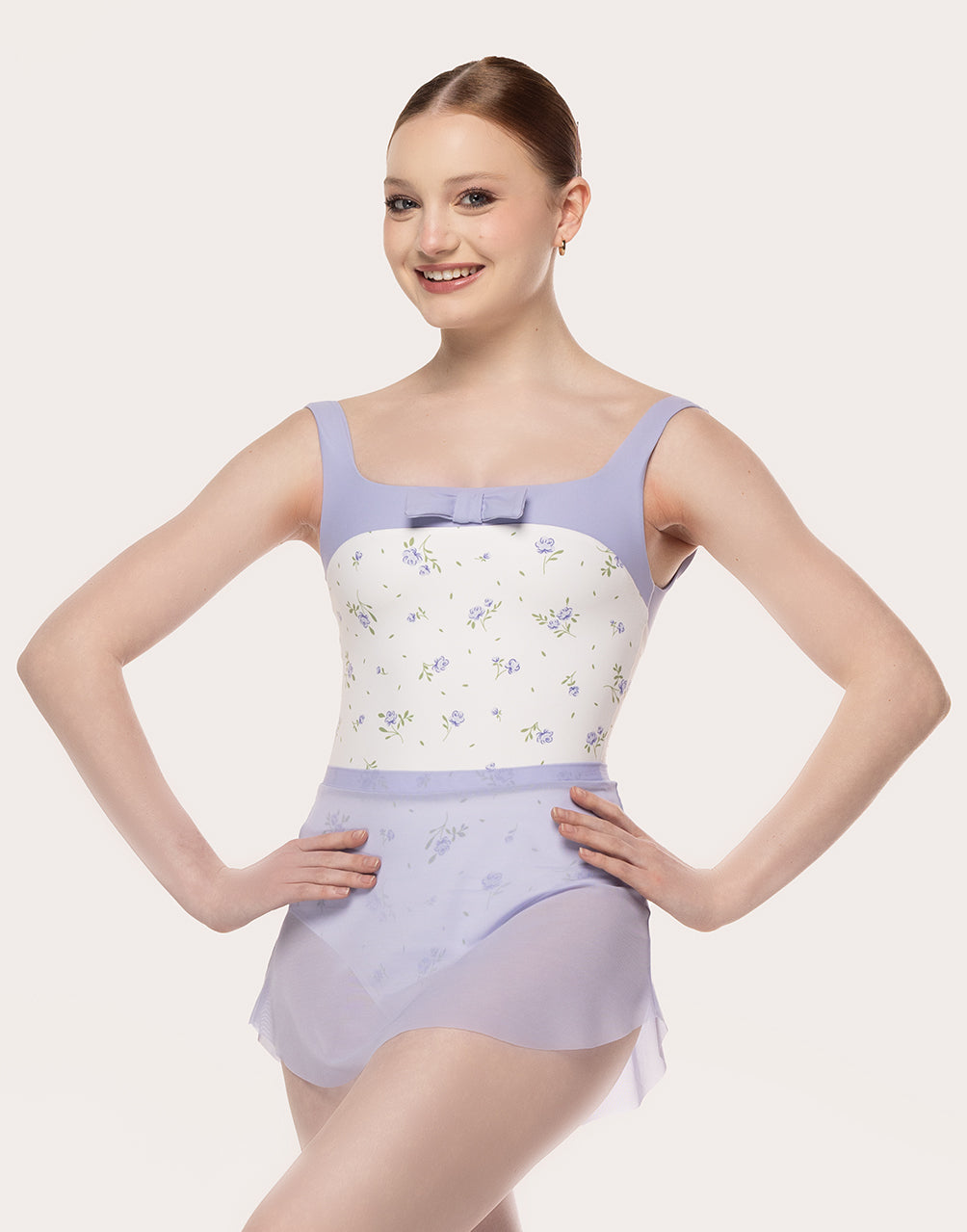 エレベ ダンスウェア チューリップ・スカート Eleve Dancewear Tulip Skirt Lavender Mesh RTW
