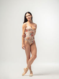 マラダンスウェア ダイアナ ピーチブルーム レオタード Mara DANCEWEAR DIANA PEACH BLOOM LEOTARD