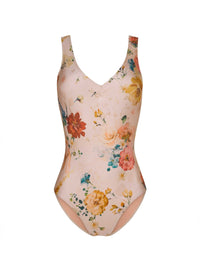 マラダンスウェア ダイアナ ピーチブルーム レオタード Mara DANCEWEAR DIANA PEACH BLOOM LEOTARD