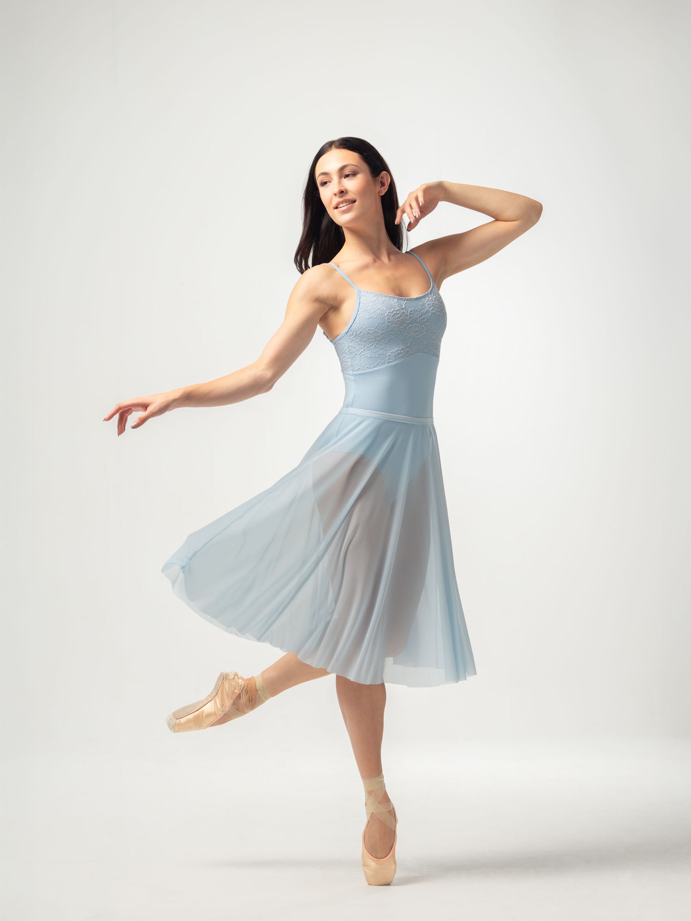 マラダンスウェア クロエ ライトブルー レオタード Mara DANCEWEAR Chloe Light Blue Leotard
