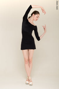 ジダンス スカート ZIDANS The Skirt + Shorts Stretch Black