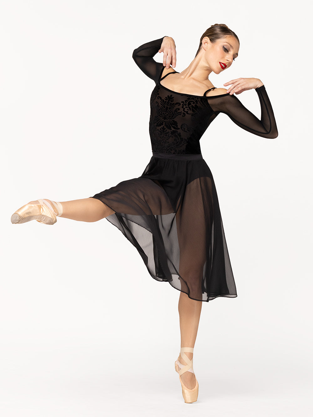 エレベ ダンスウェア タチアナレオタード Eleve Dancewear Tatiana Leotard Baroque Black RTW
