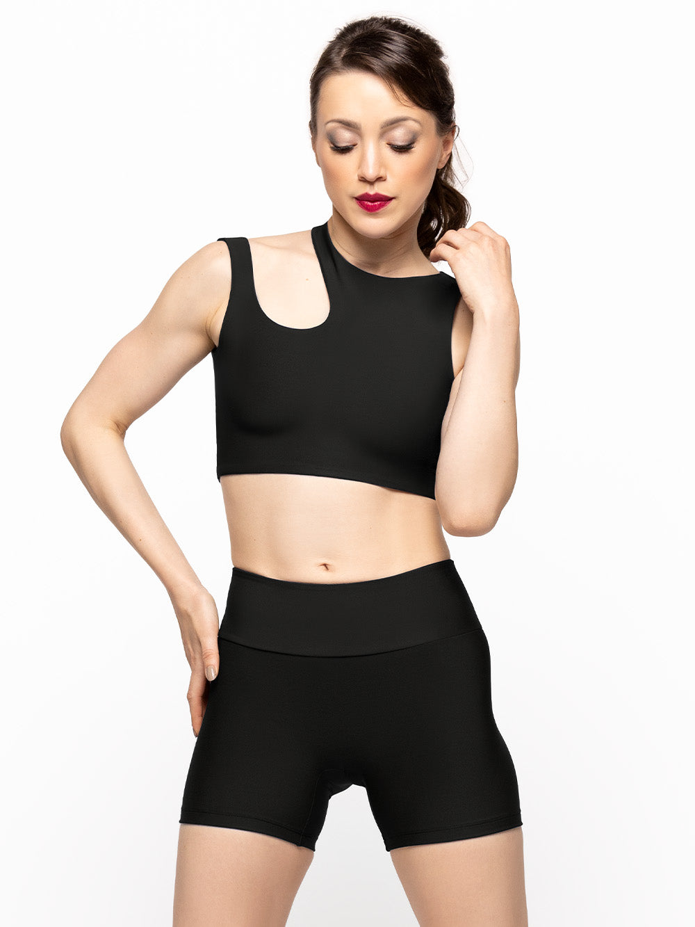 エレベ ダンスウェア クレア ショーツ 5 インチ Eleve Dancewear Claire Shorts Black RTW (Available in 4.5" and 7" Length)