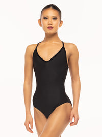 *エレベダンスウェア アイリス サファイア Eleve Dancewear Iris Leotard Black Velvet RTW