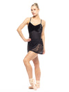 エレベ ダンスウェア ウィーン ショート ラップ スカート ブラック レース Eleve Dancewear Vienna Short Wrap Skirt Black Lace RTW