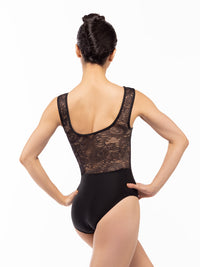 エレベ ダンスウェア アイダ レオタード ブラックレース Eleve Dancewear Ida Leotard Black Lace RTW