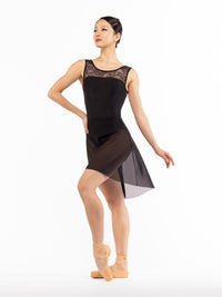 エレベ ダンスウェア アイダ レオタード ブラックレース Eleve Dancewear Ida Leotard Black Lace RTW