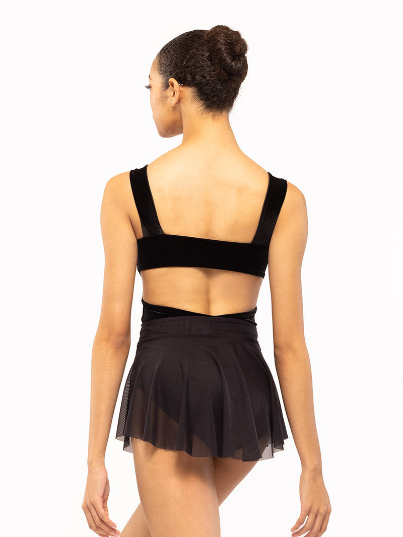 エレベ ダンスウェア ジャッキー レオタード ブラック ベルベット Eleve Dancewear Jackie Leotard Black Velvet RTW