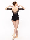 エレベダンスウェア ヴィンザント レオタード ブラックジニアレース Eleve Dancewear Vinzant Leotard Black Zinnia Lace RTW