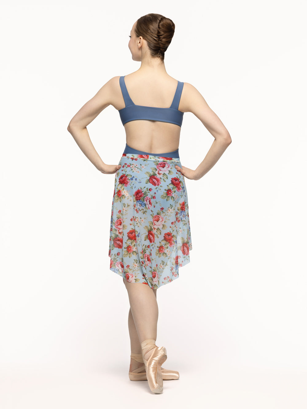 エレベ ダンスウェア ロングハイロースカート Eleve Dancewear Long High-Low Skirt Always and Forever Mesh RTW