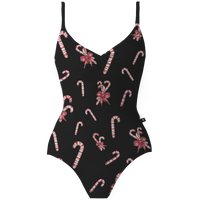 ラッキーレオ キャミソールレオタード Luckyleo BLACK CANDY CANE HARMONY SWEETHEART