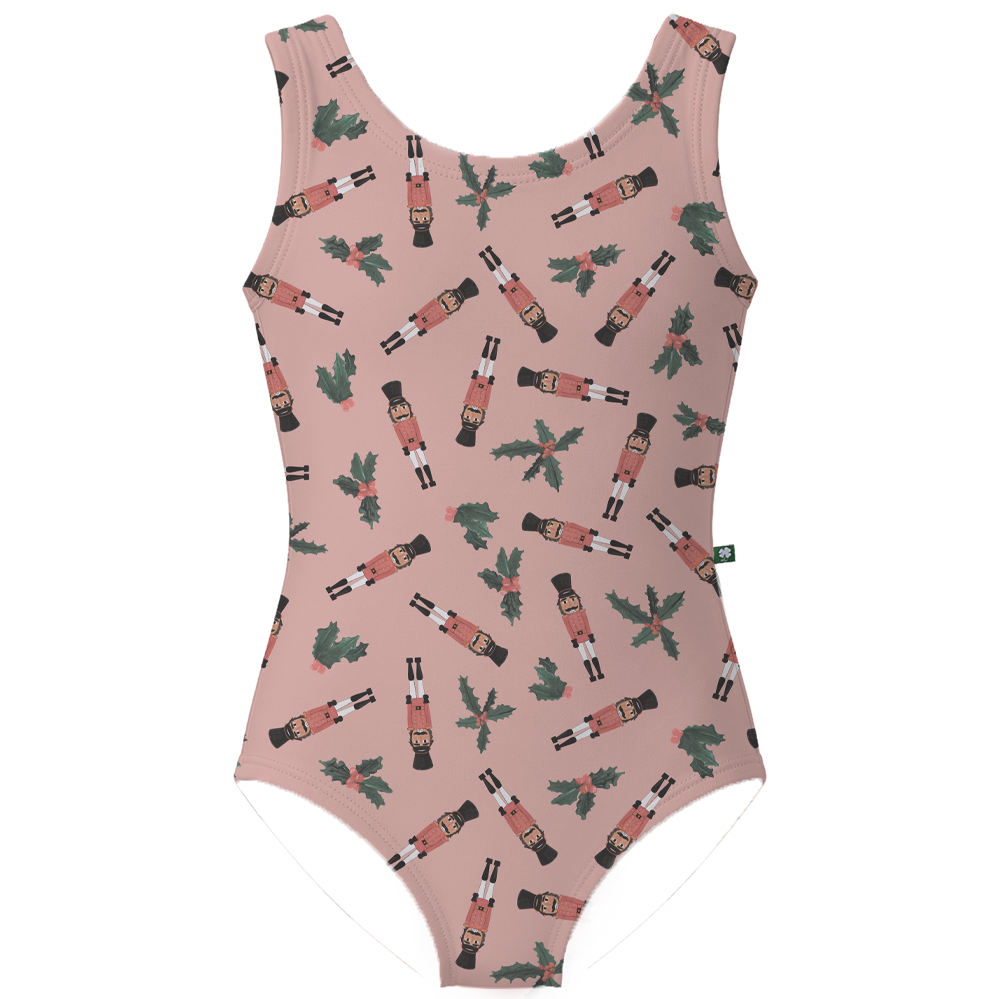 ラッキーレオ Luckyleo Pink Curio Nutcracker Kids Crescent Leotard