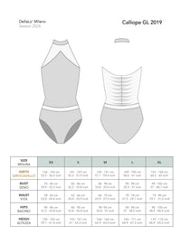 デラロミラノ カリオペ レオタード DellaLo' Milano Calliope GL 2019 - Dance Leotard