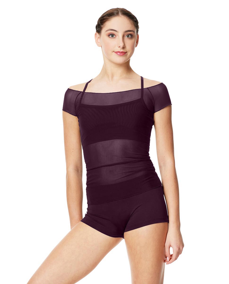 リュリ メッシュキャップスリーブトップ ブリアナ 全37色【大人】LULLI Mesh Cup Sleeve Top Brianna