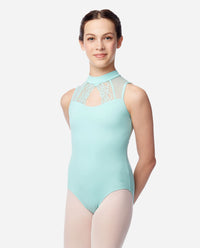 リュリ  モックネックジップバックレオタード ヴァレリー 【大人】LULLI Womens Mock Neck Zip Back Leotard Valerie  全6色 LUF680