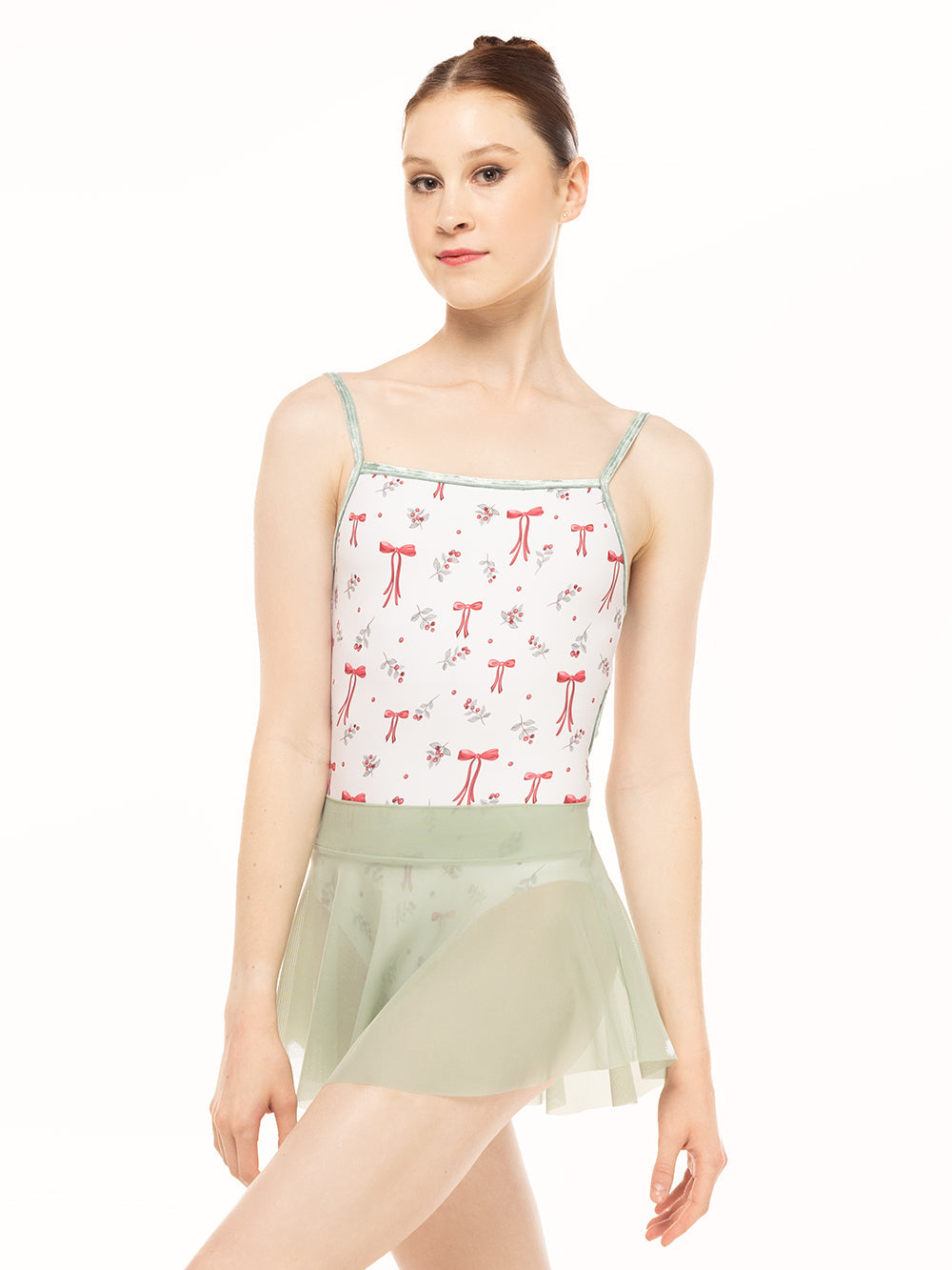 エレベ ダンスウェア ヒップスタースカート パラダイス・ガーデン・メッシュ Eleve Dancewear Hipster Skirt Paradise Garden Mesh RTW