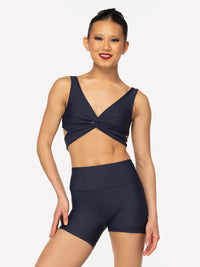 エレベ ダンスウェア ジャッキークロップトップ エクリプス Eleve Dancewear Jackie Crop Top Eclipse RTW