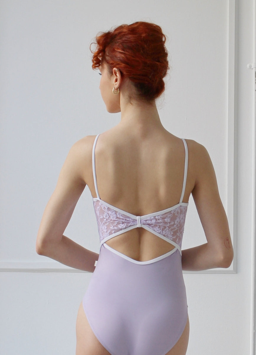 クラスイン キャミソールレオタード Class In LAVENDER LACE INSERT BACK CAMI