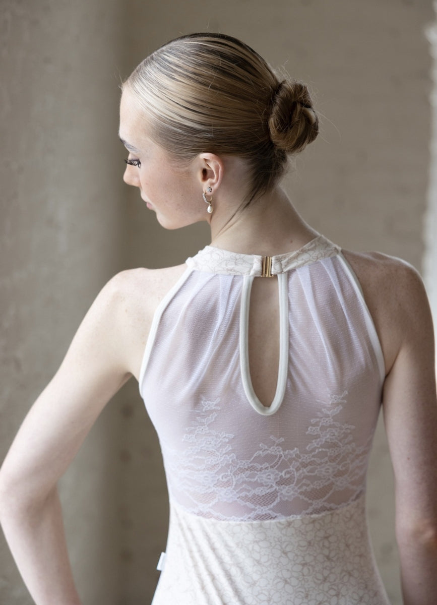 クラスイン モック タートルネック タンクレオタード Class In FLORAL PRINT MOCK TURTLENECK LEO