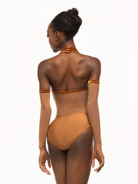 エレベ ダンスウェア レオタード コニャック Eleve Dancewear Meghan Leotard Baroque Cognac RTW