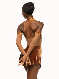 エレベ ダンスウェア レオタード コニャック Eleve Dancewear Meghan Leotard Baroque Cognac RTW
