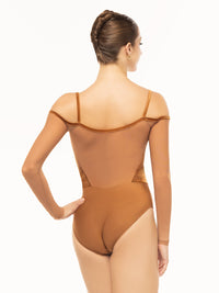 エレベ ダンスウェア タチアナレオタード Eleve Dancewear Tatiana Leotard Baroque Cognac RTW