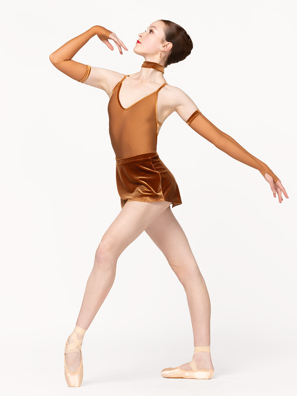 *エレベダンスウェア アイリス サファイア Eleve Dancewear Iris Leotard Cognac RTW