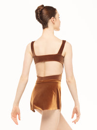 エレベ ダンスウェア ジャッキー・レオタード Eleve Dancewear Jackie Leotard Cognac Velvet RTW