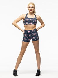 エレベ ダンスウェア クレア ショーツ 5 インチ Eleve Dancewear Claire Shorts 3" Cottage Rose RTW