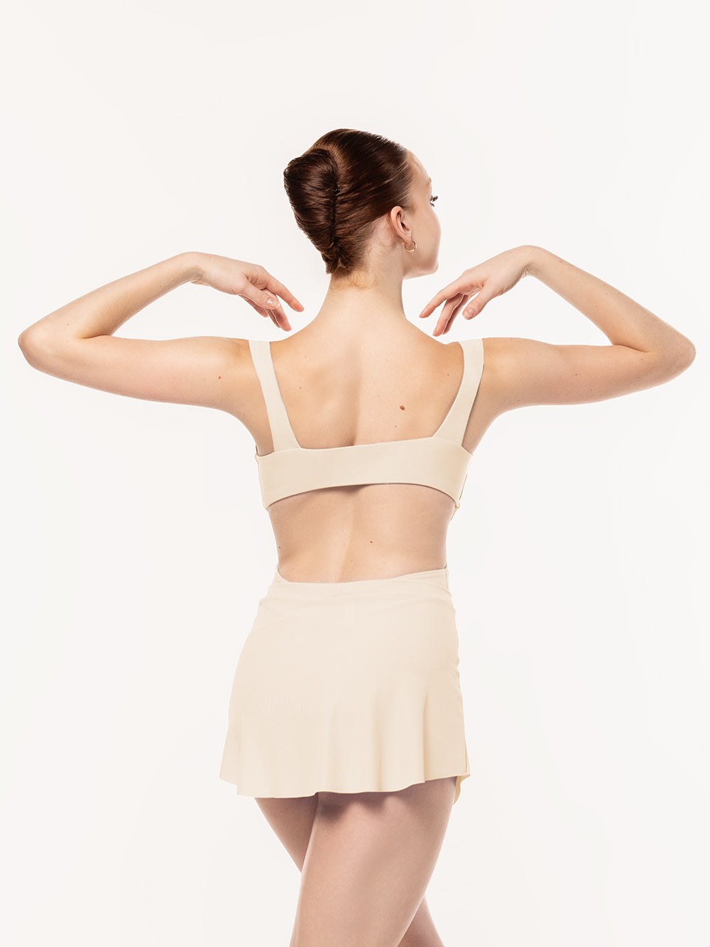 エレベ ダンスウェア チューリップ・スカート Eleve Dancewear Ribbed Tulip Skirt Cream RTW