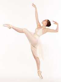 *エレベ ダンスウェア シフォン・リハーサル・スカート Eleve Dancewear Chiffon Rehearsal Skirt Cream RTW