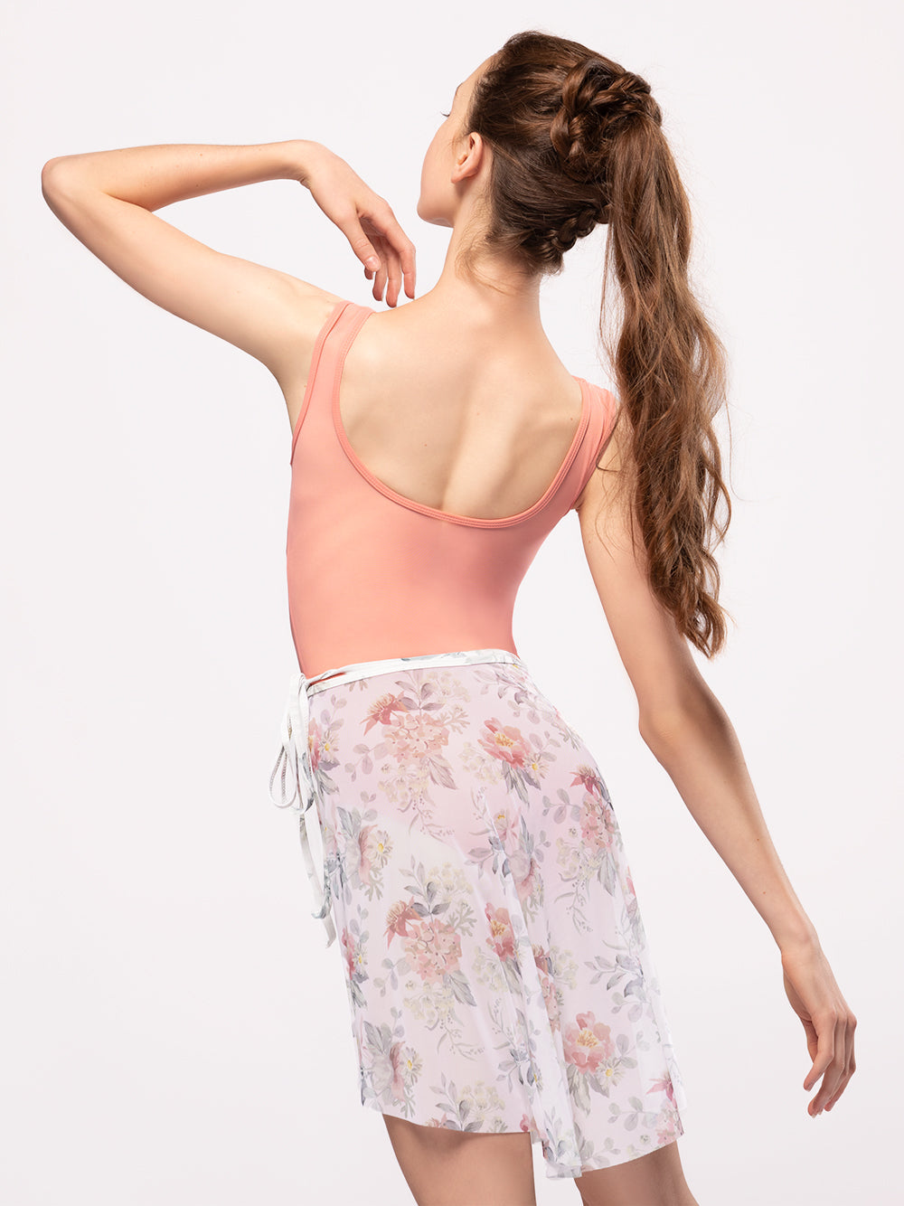 エレベ ダンスウェア カスタム ウィーン ミッド ハイロー ラップスカート Eleve Dancewear Vienna Mid High-Low Wrap Skirt