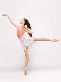 エレベ ダンスウェア カスタム ウィーン ミッド ハイロー ラップスカート Eleve Dancewear Vienna Mid High-Low Wrap Skirt