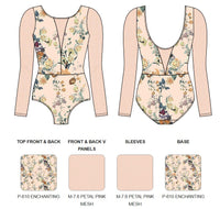 【カスタム】エレベ ダンスウェア ロングスリーブレオタード Eleve Dancewear Custom Tempe Leotard