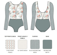 【カスタム】エレベ ダンスウェア ロングスリーブレオタード Eleve Dancewear Custom Tempe Leotard