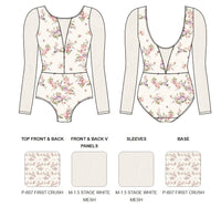 【カスタム】エレベ ダンスウェア ロングスリーブレオタード Eleve Dancewear Custom Tempe Leotard