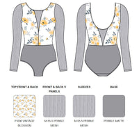【カスタム】エレベ ダンスウェア ロングスリーブレオタード Eleve Dancewear Custom Tempe Leotard