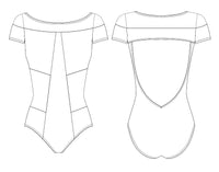 グリシコ レオタード【大人】Grishko VALINA, Cap Sleeve Leotard