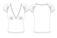 グリシコ カバーアップ【大人】Grishko VANIYA, Cap Sleeve Cover up