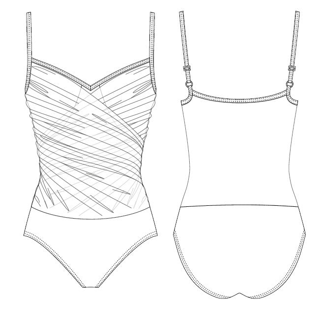 グリシコ レオタード【大人】Grishko VIOLET, Camisole Leotard