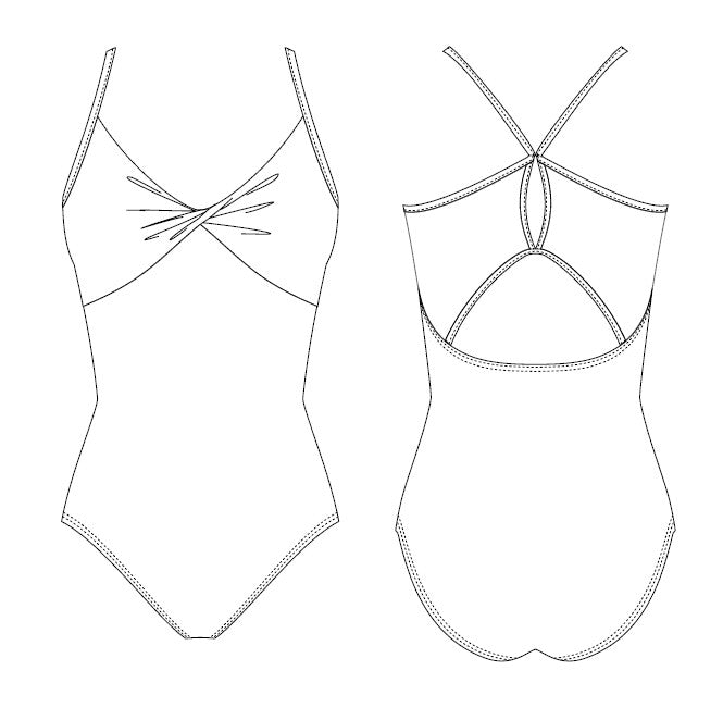 02-03 ブレシアバッチョ10番 XLサイズ グリシコ レオタード【大人】Grishko VICTORIA, Racerback Leotard