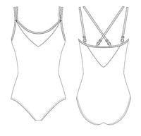 グリシコ レオタード【大人】Grishko VIVIAN, Double Strap Camisole Leotard