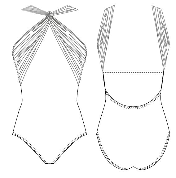 グリシコ レオタード【大人】Grishko VOILA, Halter Leotard