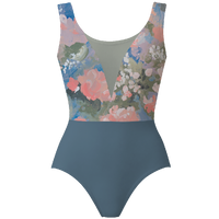 ラッキーレオ タンクレオタード Luckyleo CINDERELLA WINDSWEPT & ALOE MESH DART