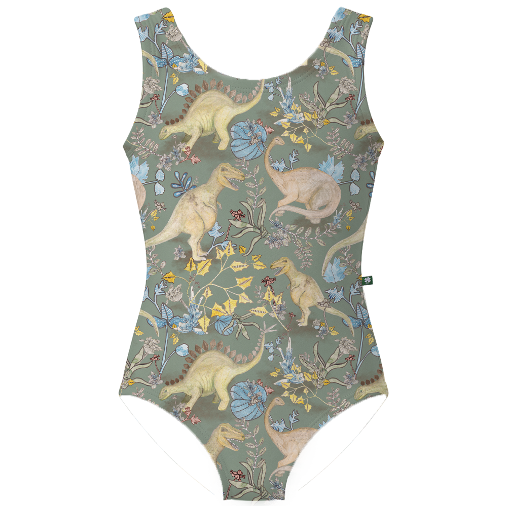 ラッキーレオ Luckyleo Aloe Dino Kids Crescent Leotard