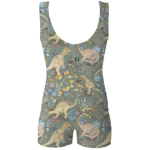 ラッキーレオ Luckyleo Aloe Dino Shine Shorts Unitard