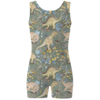 ラッキーレオ Luckyleo Aloe Dino Shine Shorts Unitard