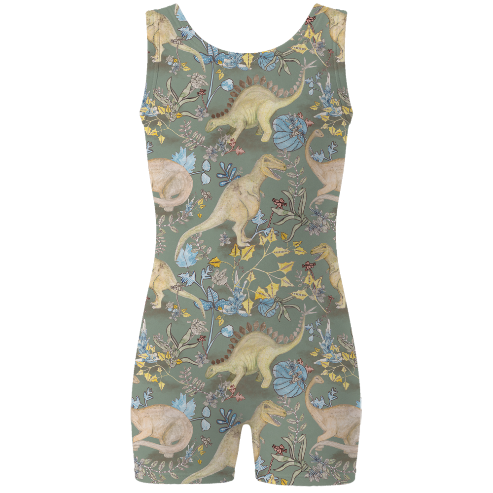 ラッキーレオ Luckyleo Aloe Dino Shine Shorts Unitard