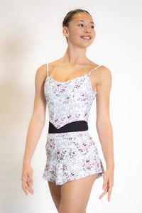 ダンスドパリ スカート Danse de Paris Patterned Skirt Lilas